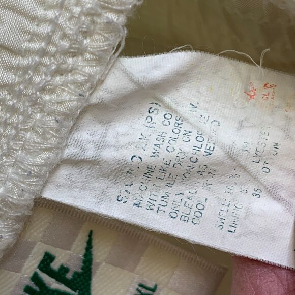 Mens Vintage 90s Nike‎ Swoosh Logo Windbreaker Track Pants White Semi-Opaque XXL - Picture 10 of 14